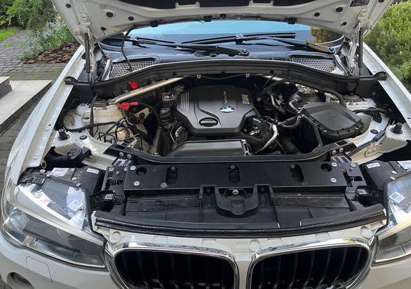 BMW X3 cena 109000 przebieg: 94000, rok produkcji 2016 z Warszawa małe 232